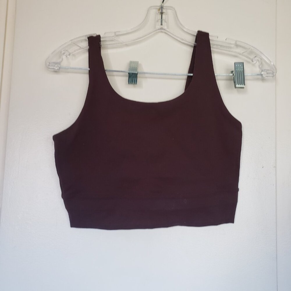 Maroon Bra top/Crop top
